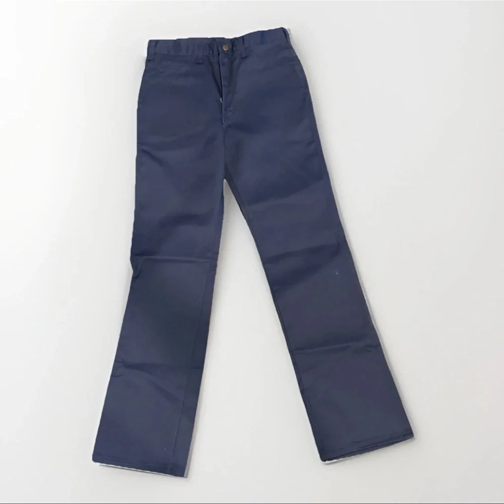 Dickies Navy Blue Twill Pants 31x34 NWT 90s Rare Workwear Vintage